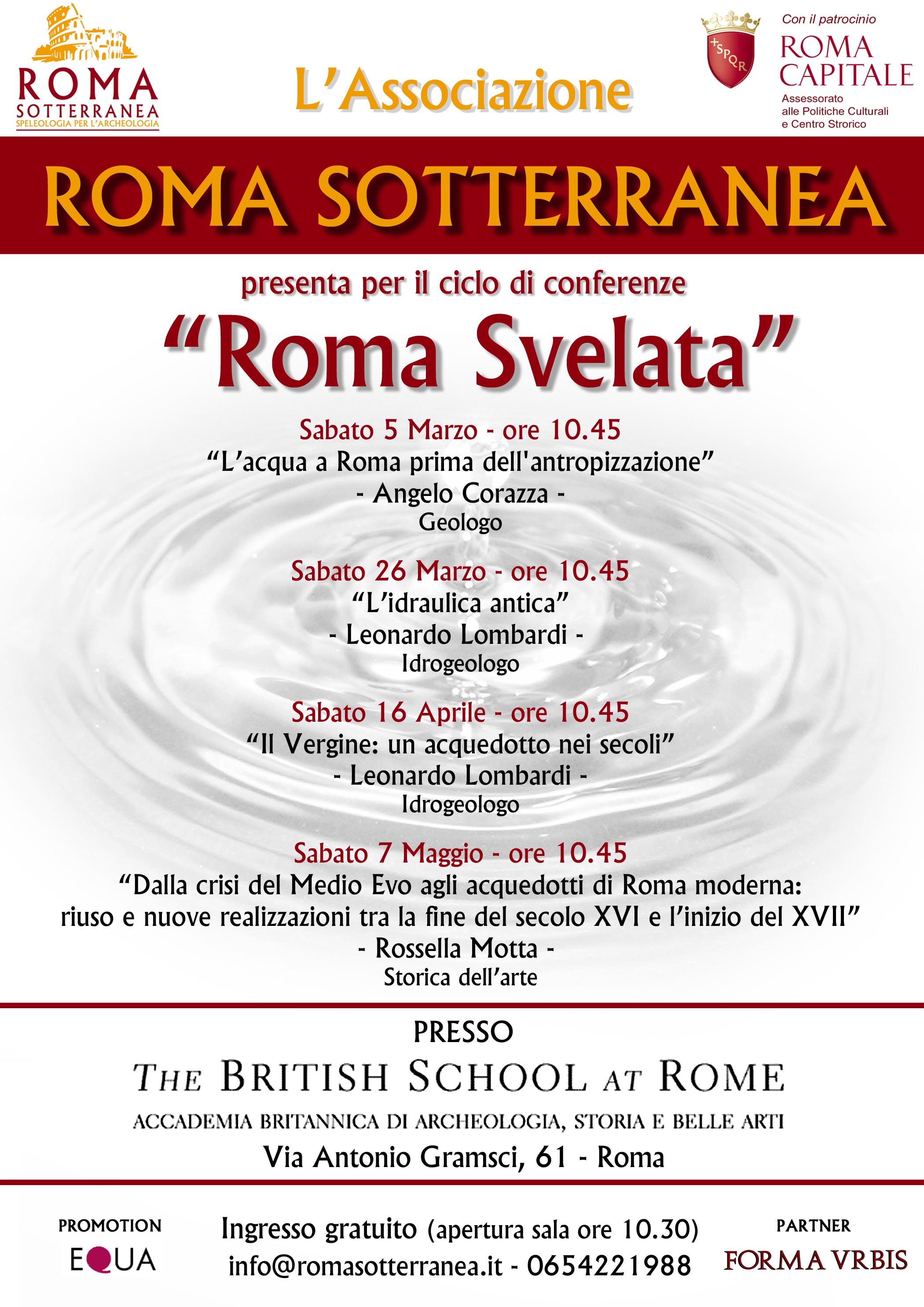 Locandina conferenze 2011 - BSR
